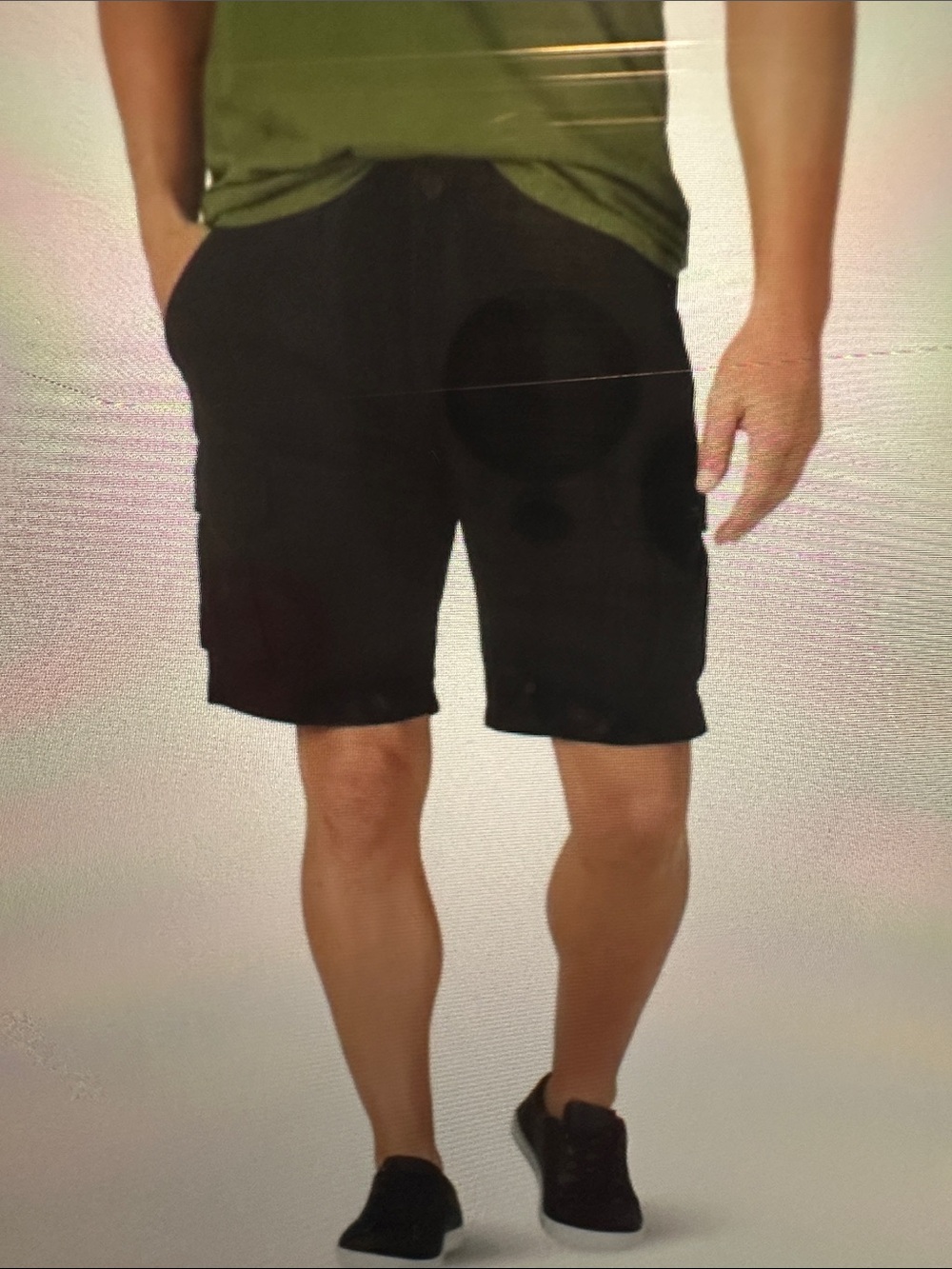 Wrangler Men’s Black Cargo Shorts